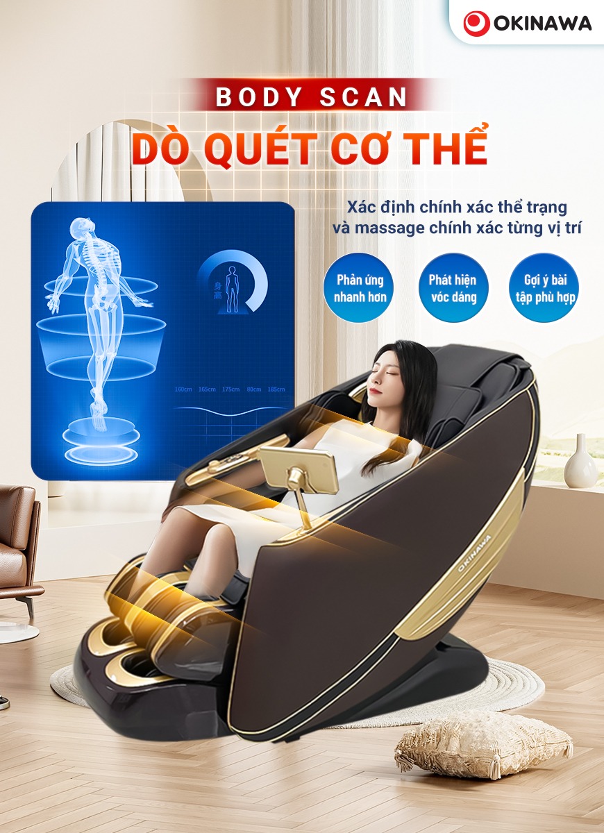 Ghế massage Okinawa OS-567 5