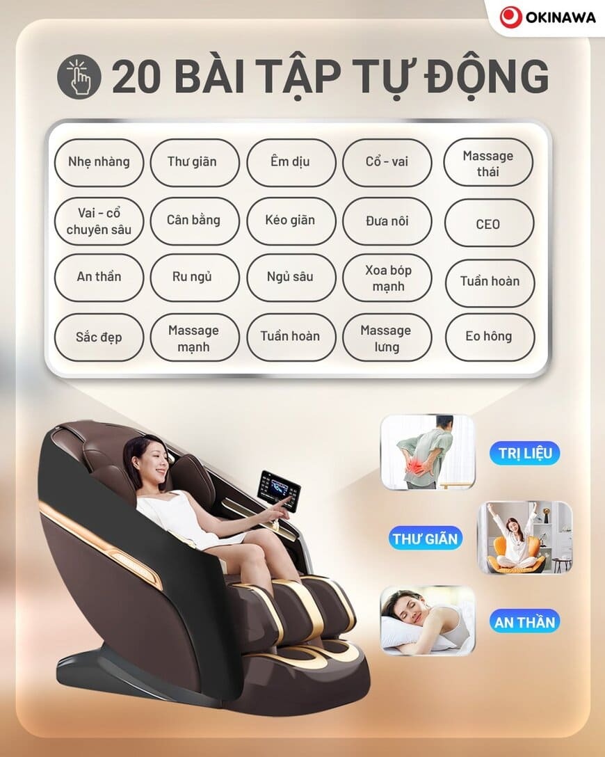 Ghế Massage Okinawa OS-568 10