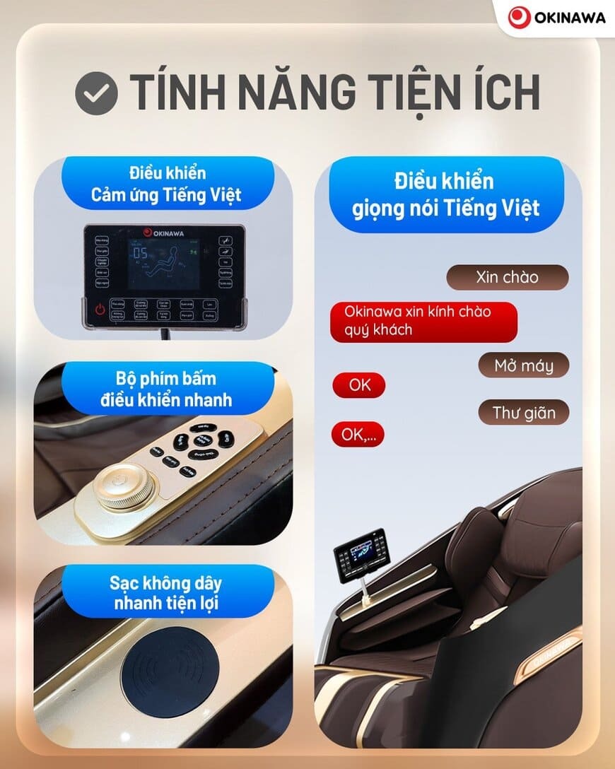 Ghế Massage Okinawa OS-568 12
