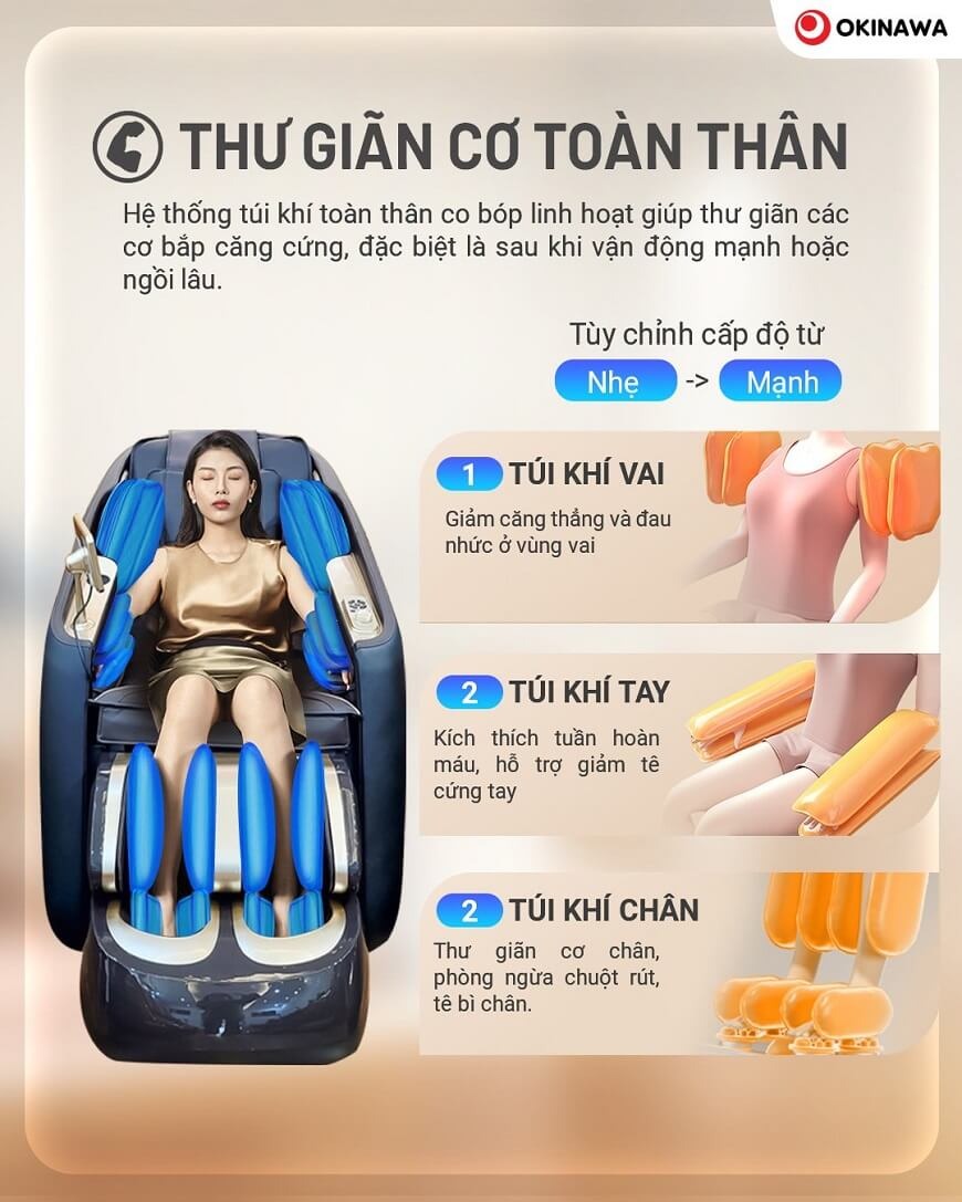 Ghế Massage Okinawa OS-568 7