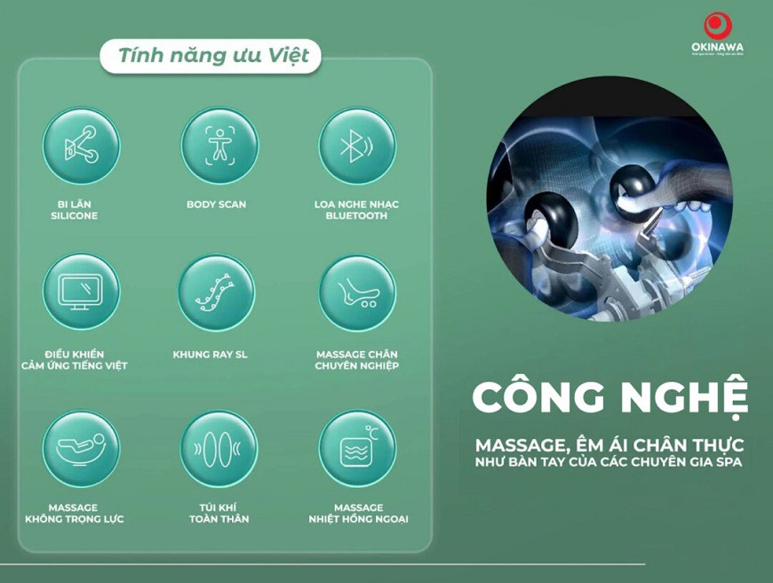 Ghế Massage Okinawa OS-611 3