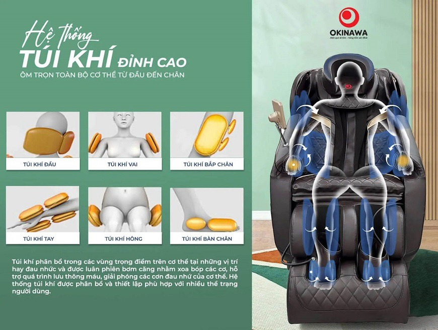Ghế Massage Okinawa OS-611 5