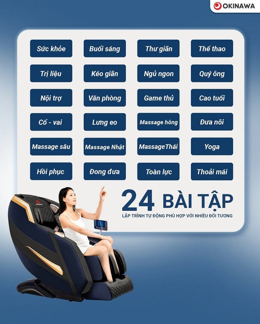 Ghế Massage Okinawa OS-716 5