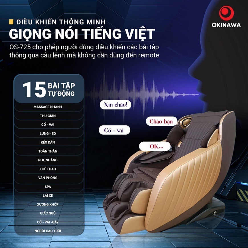 Ghế Massage Okinawa OS-725 5