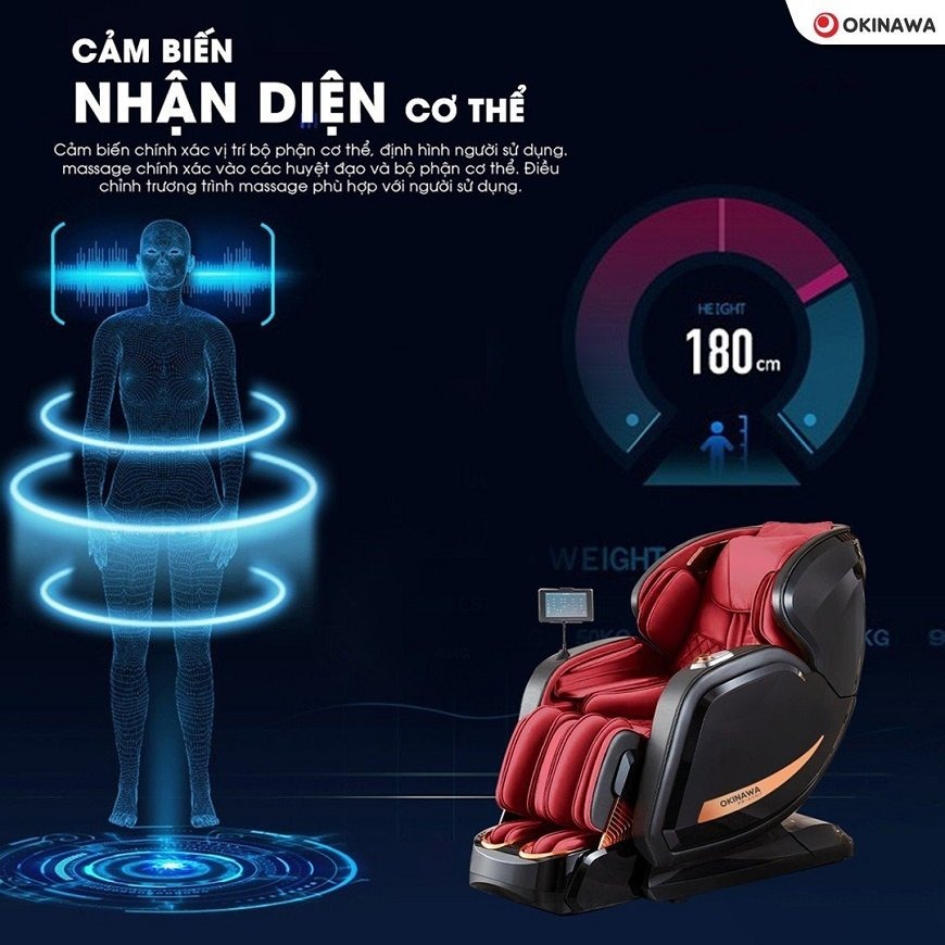 Ghế Massage Okinawa OS-836 2