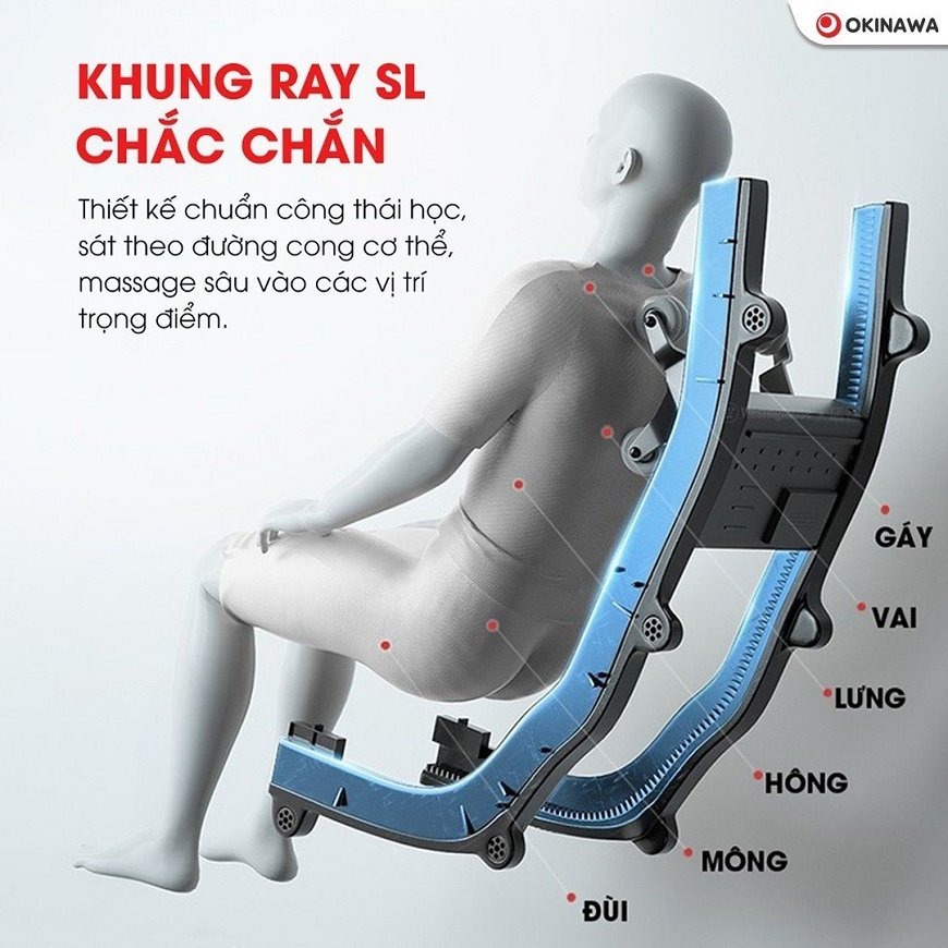 Ghế Massage Okinawa OS-836 5