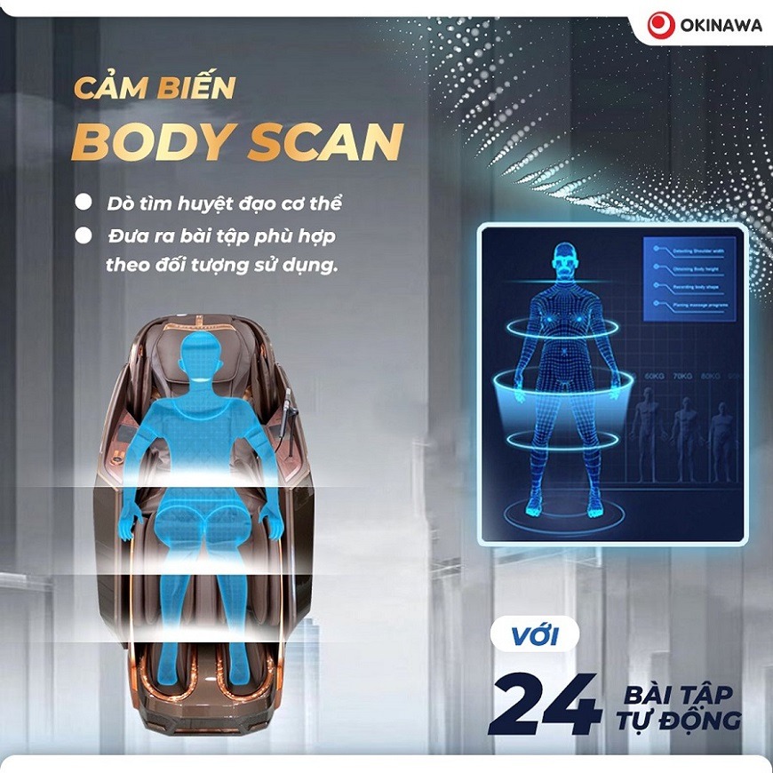 Ghế Massage Okinawa Prime S-802 5