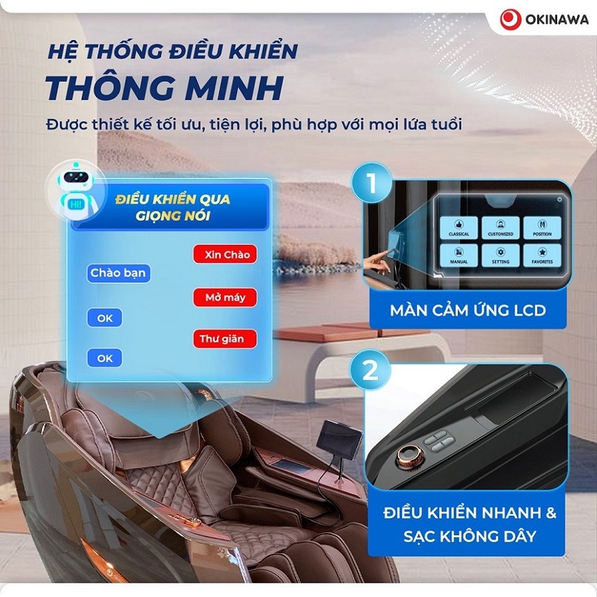 Ghế Massage Okinawa Prime S-802 8