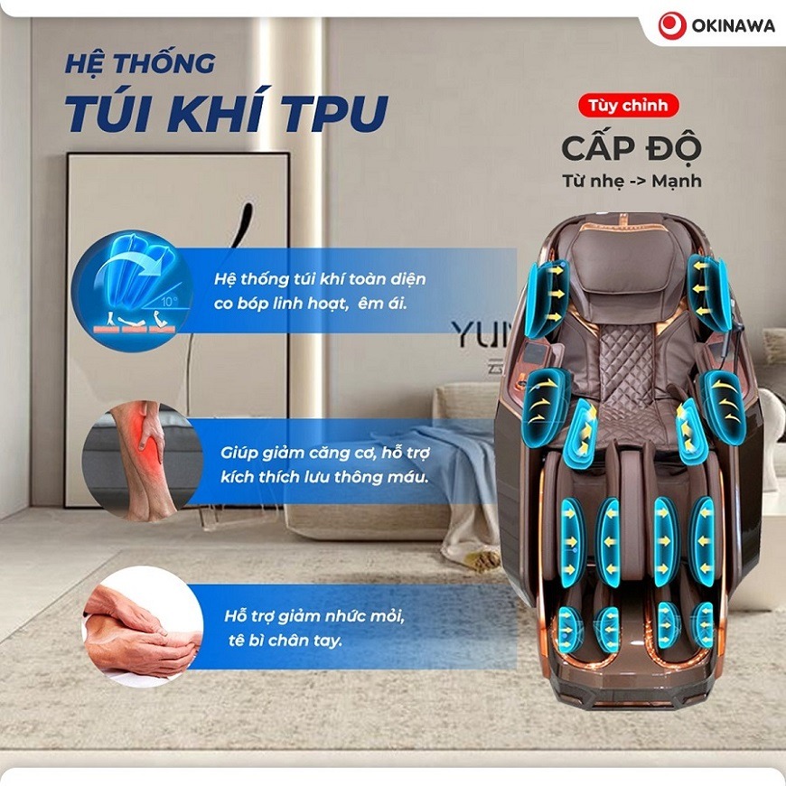 Ghế Massage Okinawa Prime S-802 9