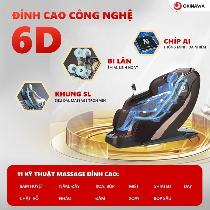 Ghế Massage Okinawa S-822 2