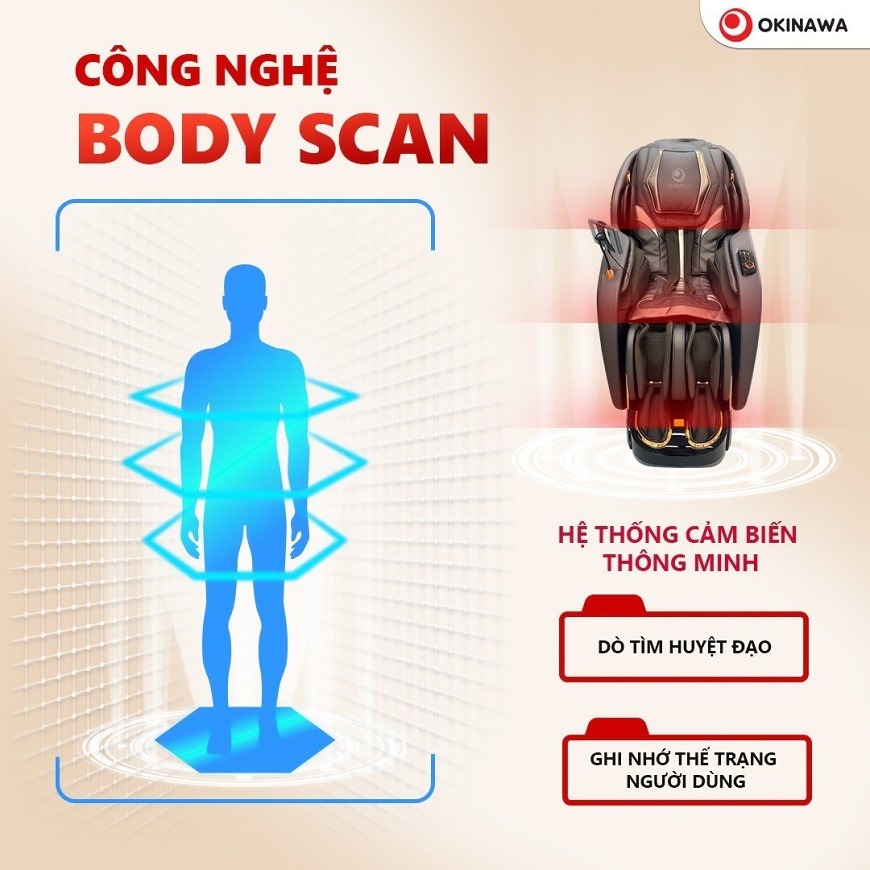 Ghế Massage Okinawa S-822 4