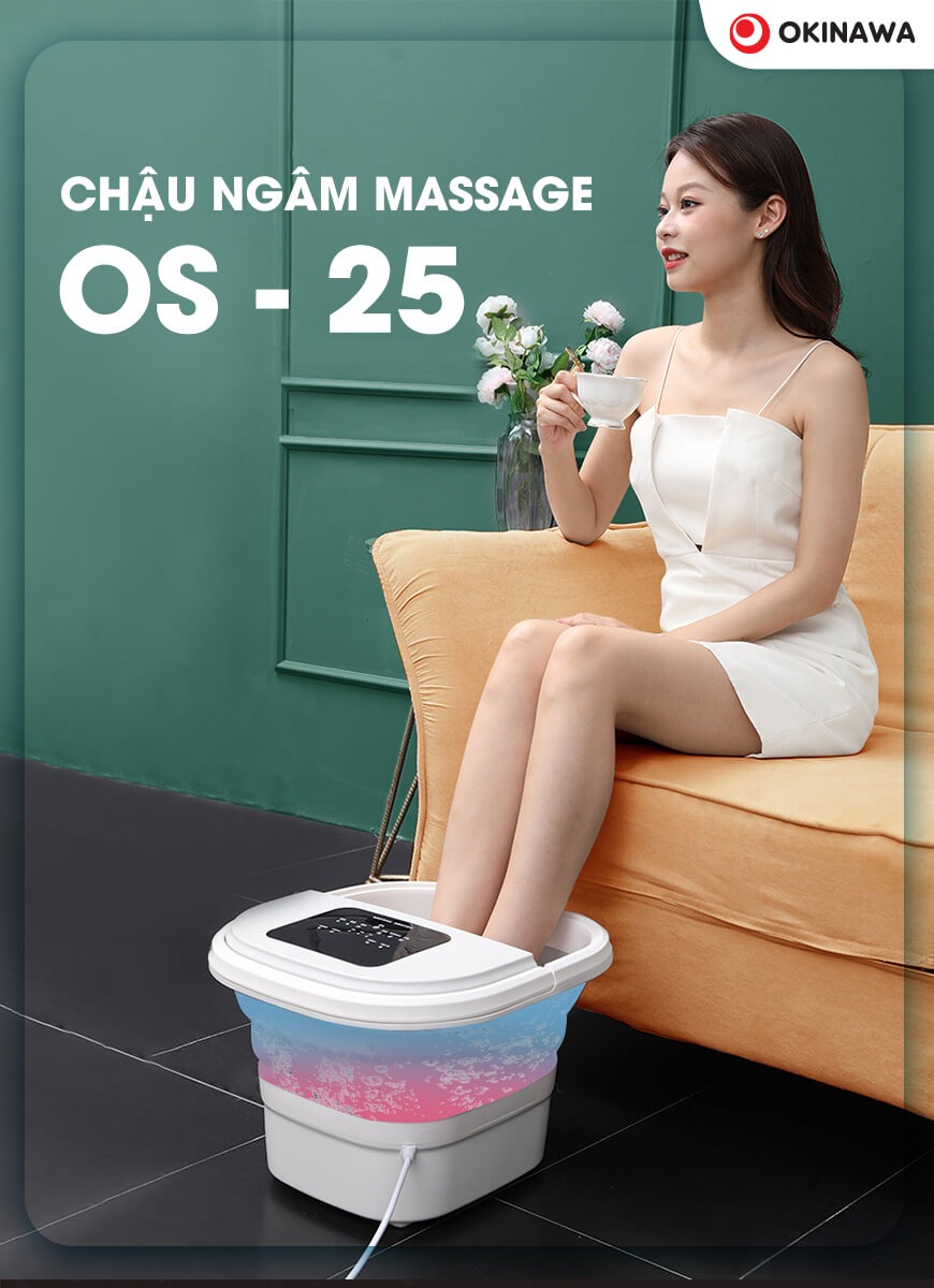 máy ngâm chân massage Okinawa OS-22 1