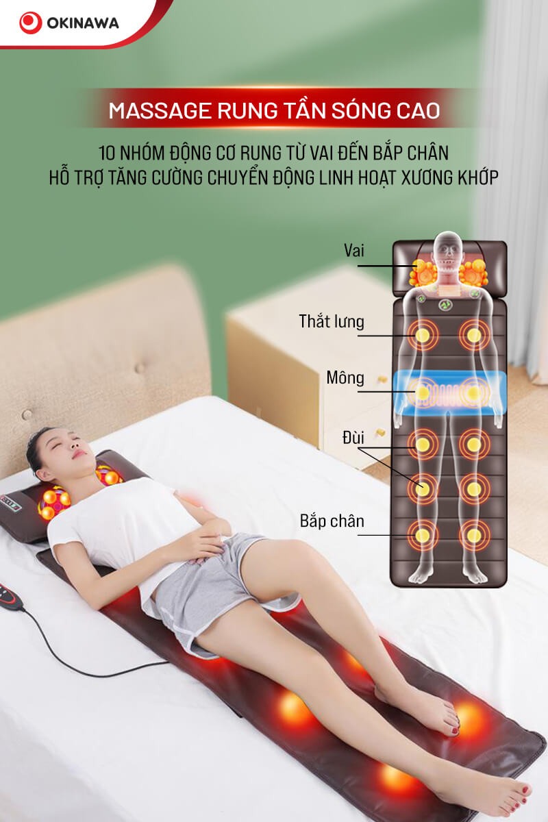 đệm massage Okinawa OS-26 3