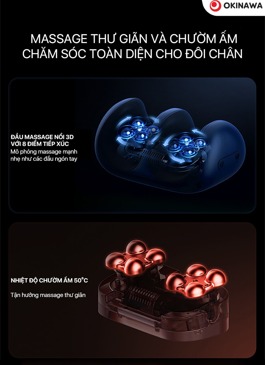 máy massage chân Okinawa OS-31 2