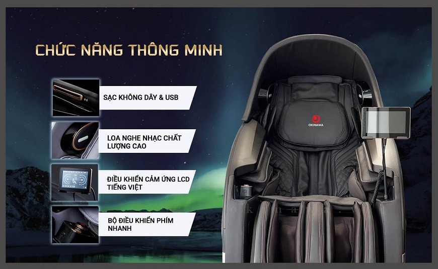 ghế massage Okinawa Galaxy K-11 8