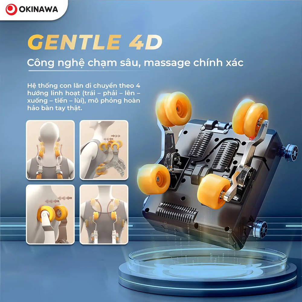 ghế massage Okinawa Gentle 4