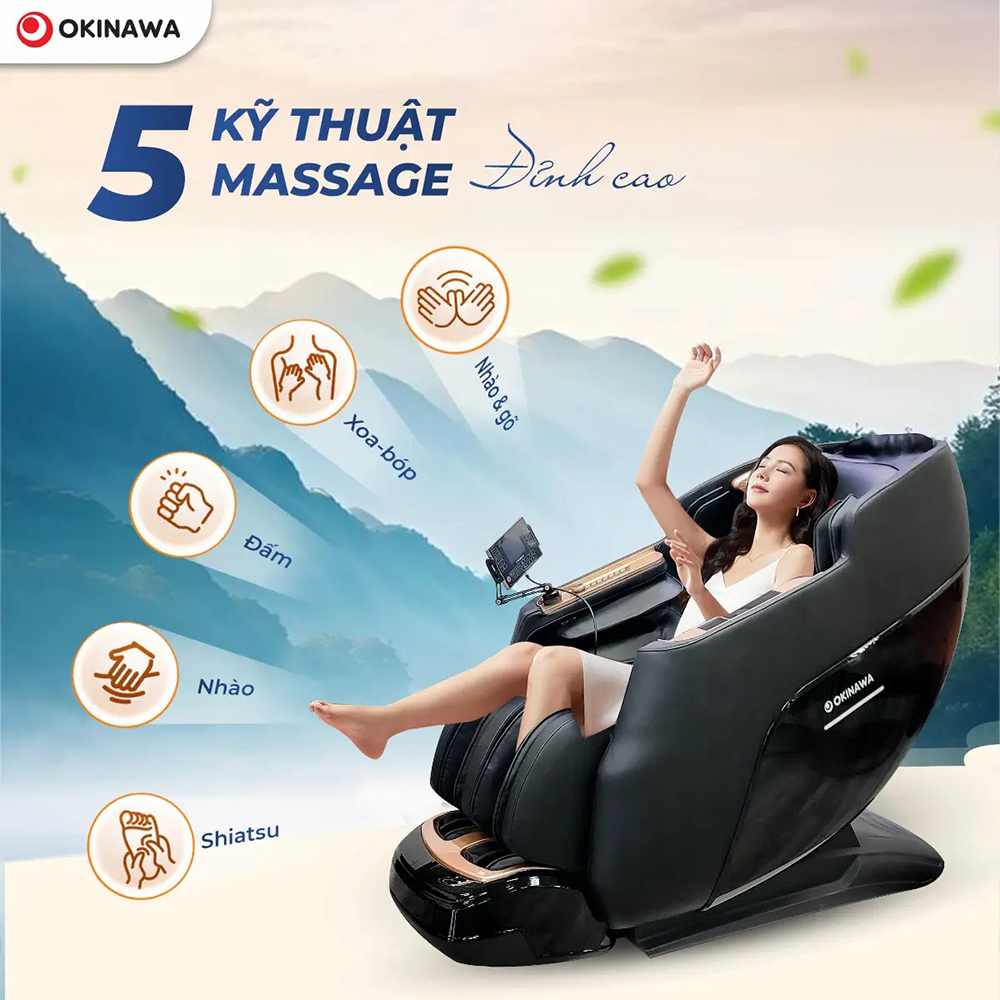 ghế massage Okinawa Gentle 8