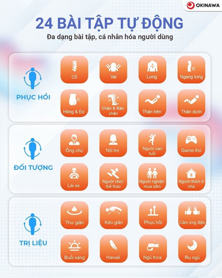 ghế massage Okinawa Glory S-758 8