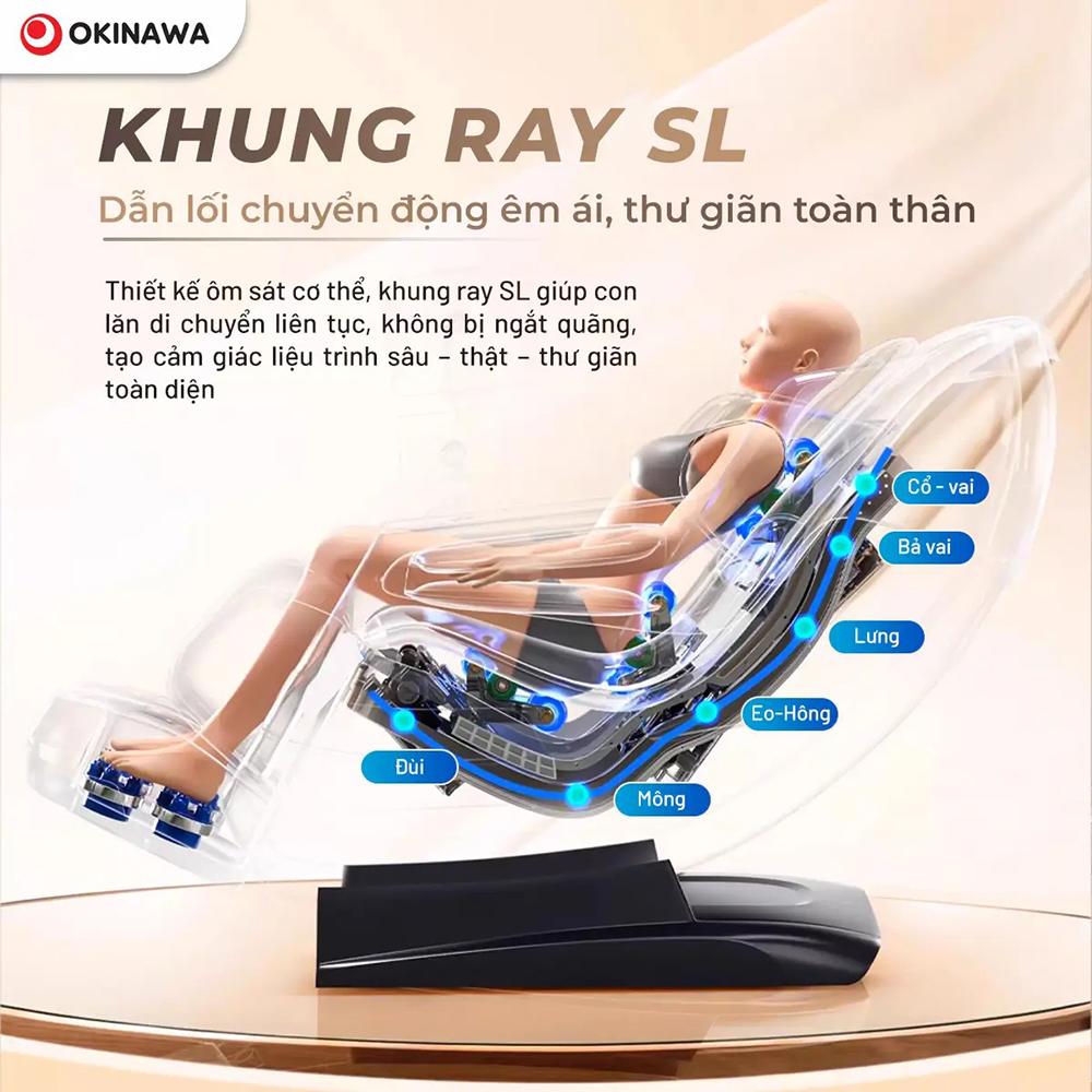 ghế massage Okinawa Mellow 3