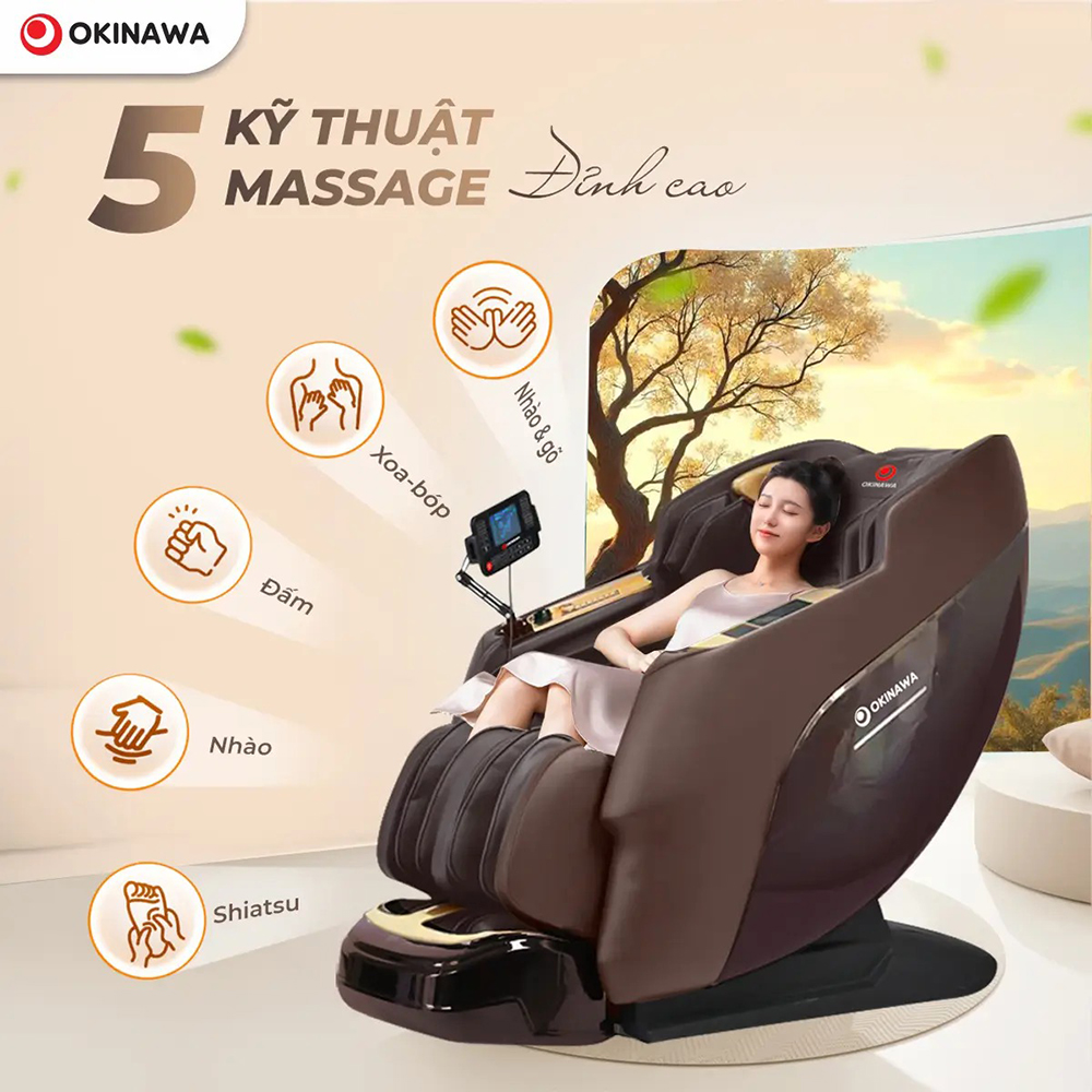 ghế massage Okinawa Mellow 8