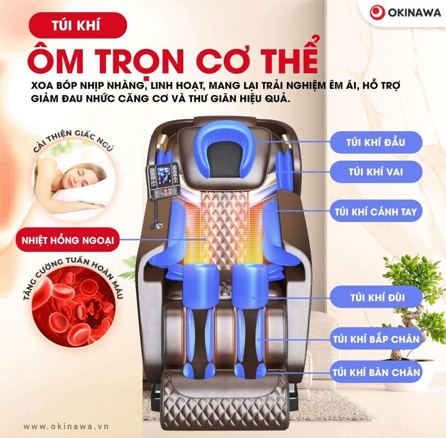 ghế massage Okinawa OS-152 5