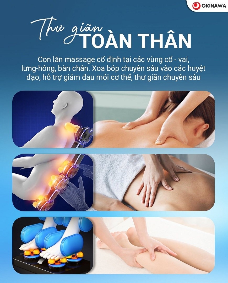 ghế massage Okinawa OS-158 4