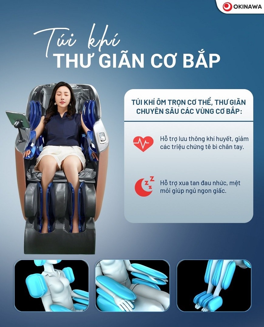 ghế massage Okinawa OS-158 5