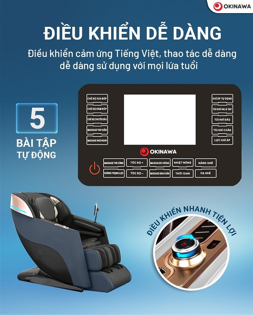 ghế massage Okinawa OS-158 7
