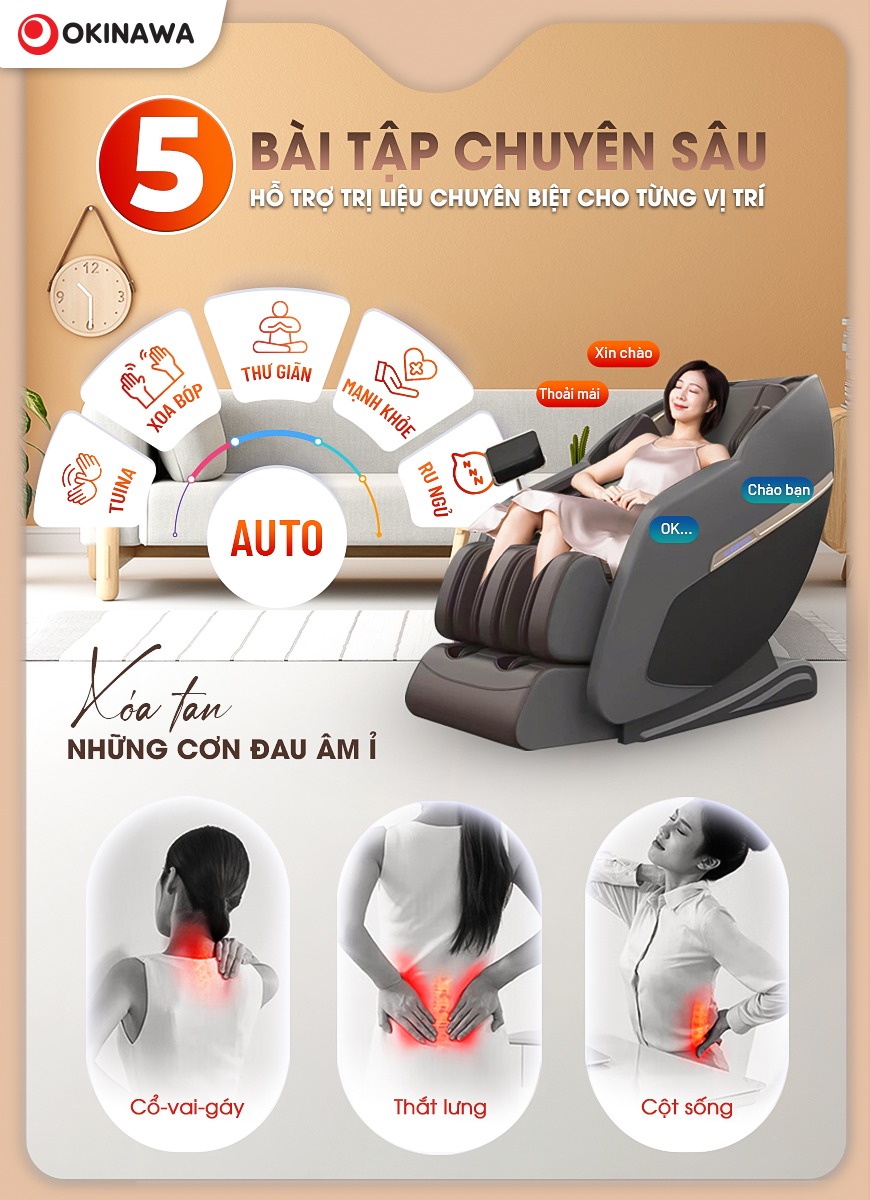ghế massage Okinawa OS-161 4