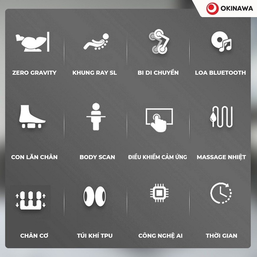 ghế massage Okinawa OS-263 3