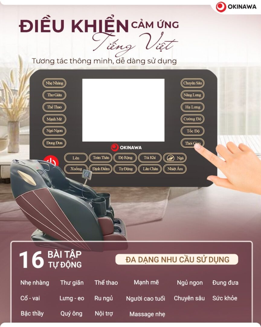ghế massage Okinawa OS-308 6