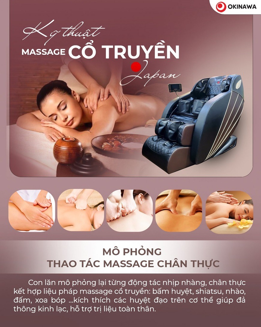ghế massage Okinawa OS-308 8