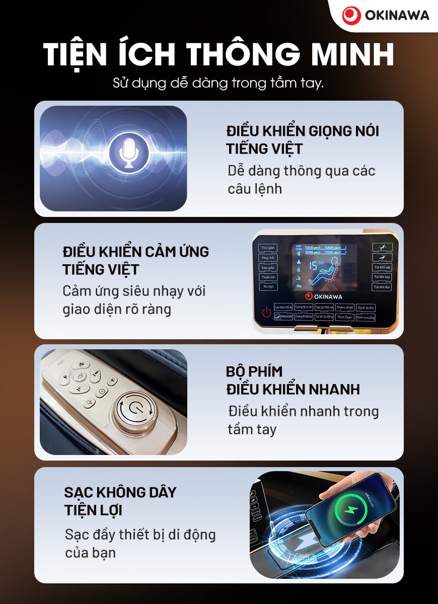 ghế massage Okinawa OS-322 12