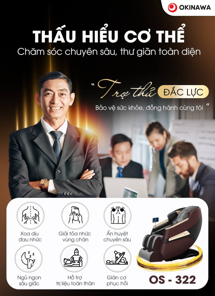 ghế massage Okinawa OS-322 2