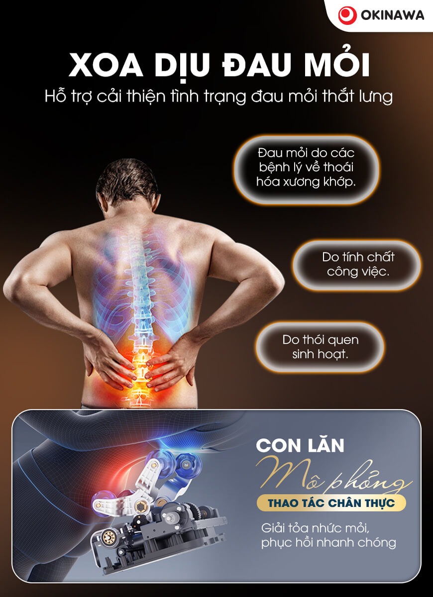 ghế massage Okinawa OS-322 3