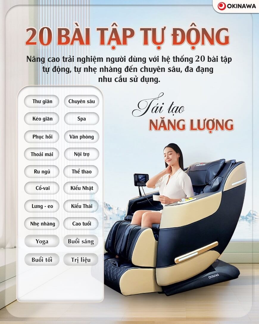 ghế massage Okinawa OS-394 PRO 4