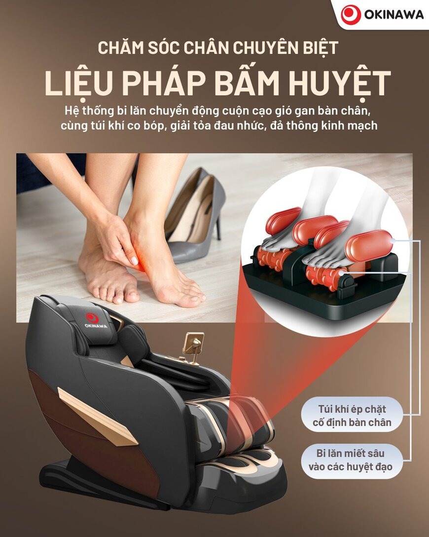 ghế massage Okinawa OS-458 11