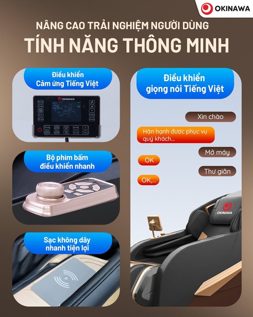 ghế massage Okinawa OS-458 12