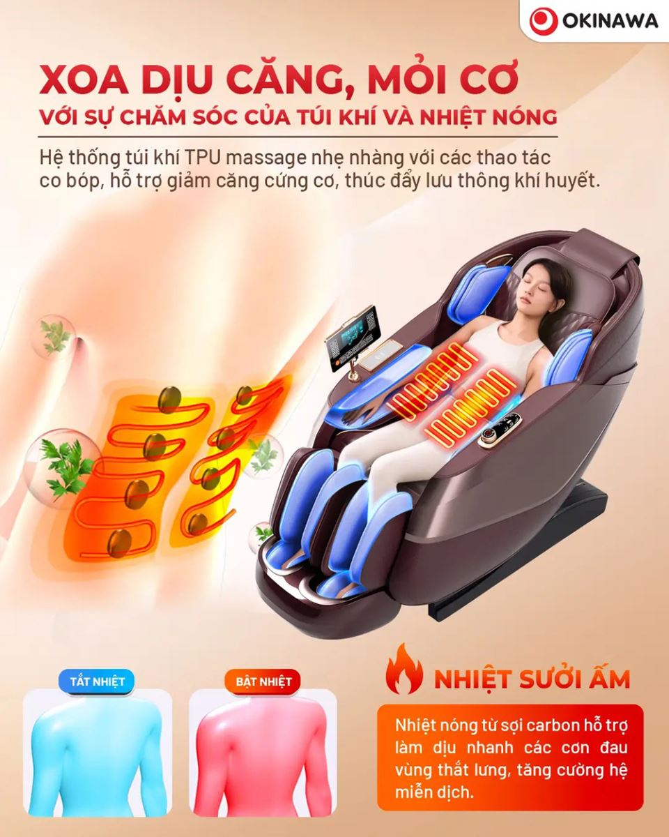 ghế massage Okinawa OS-520 4