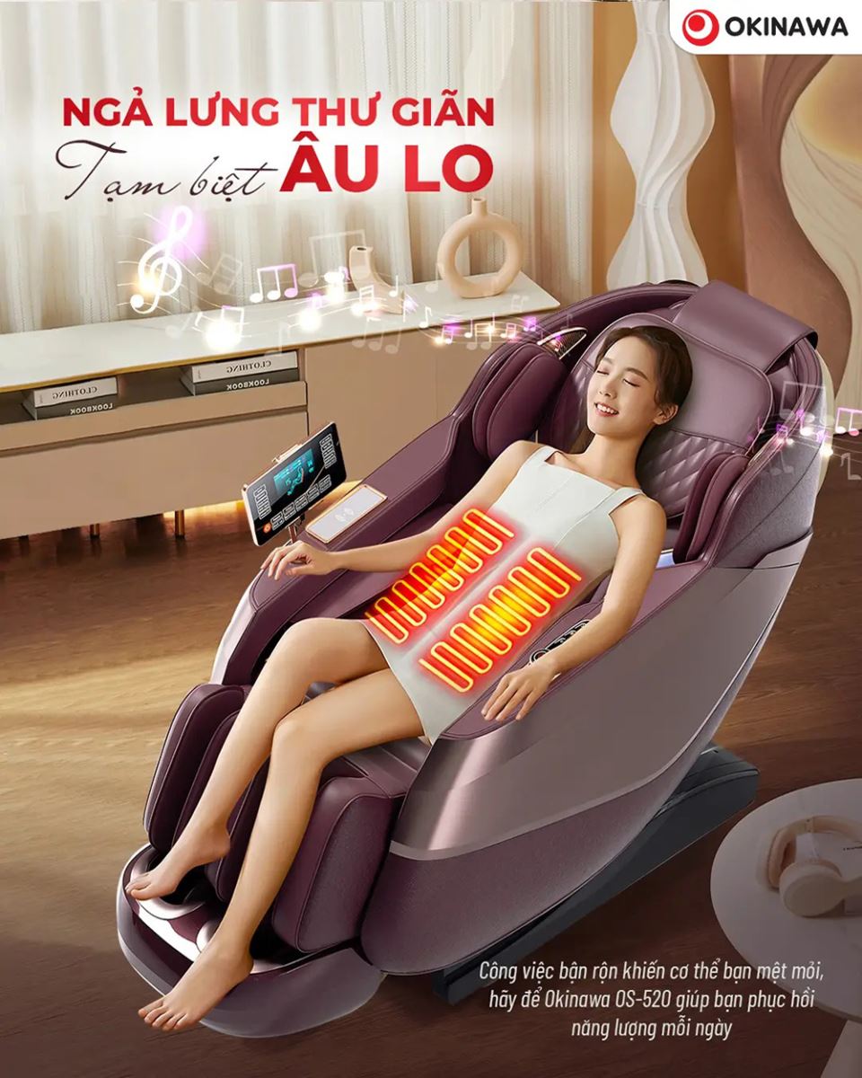 ghế massage Okinawa OS-520 5