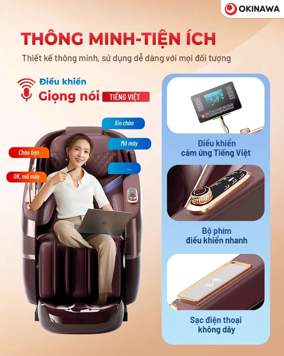ghế massage Okinawa OS-520 6