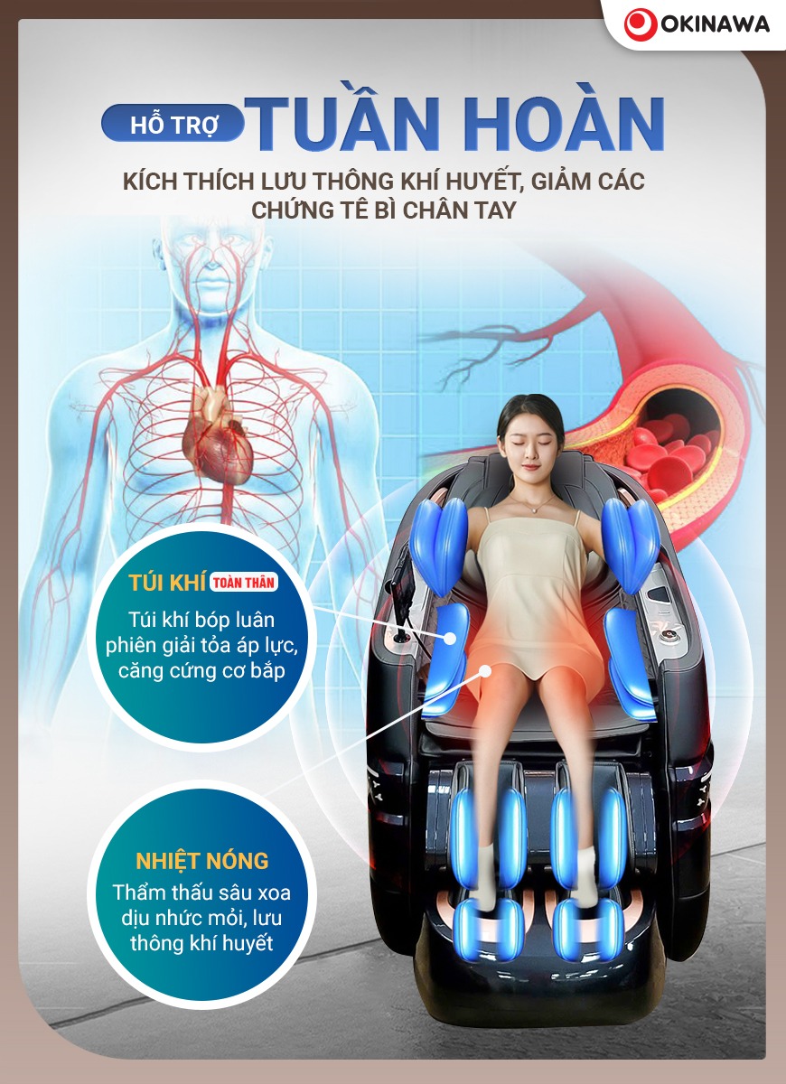 ghế massage Okinawa OS-566 11