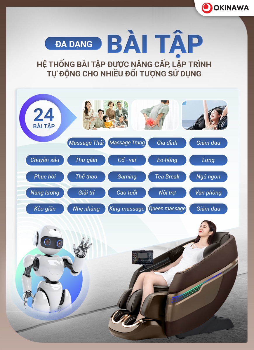 ghế massage Okinawa OS-566 6