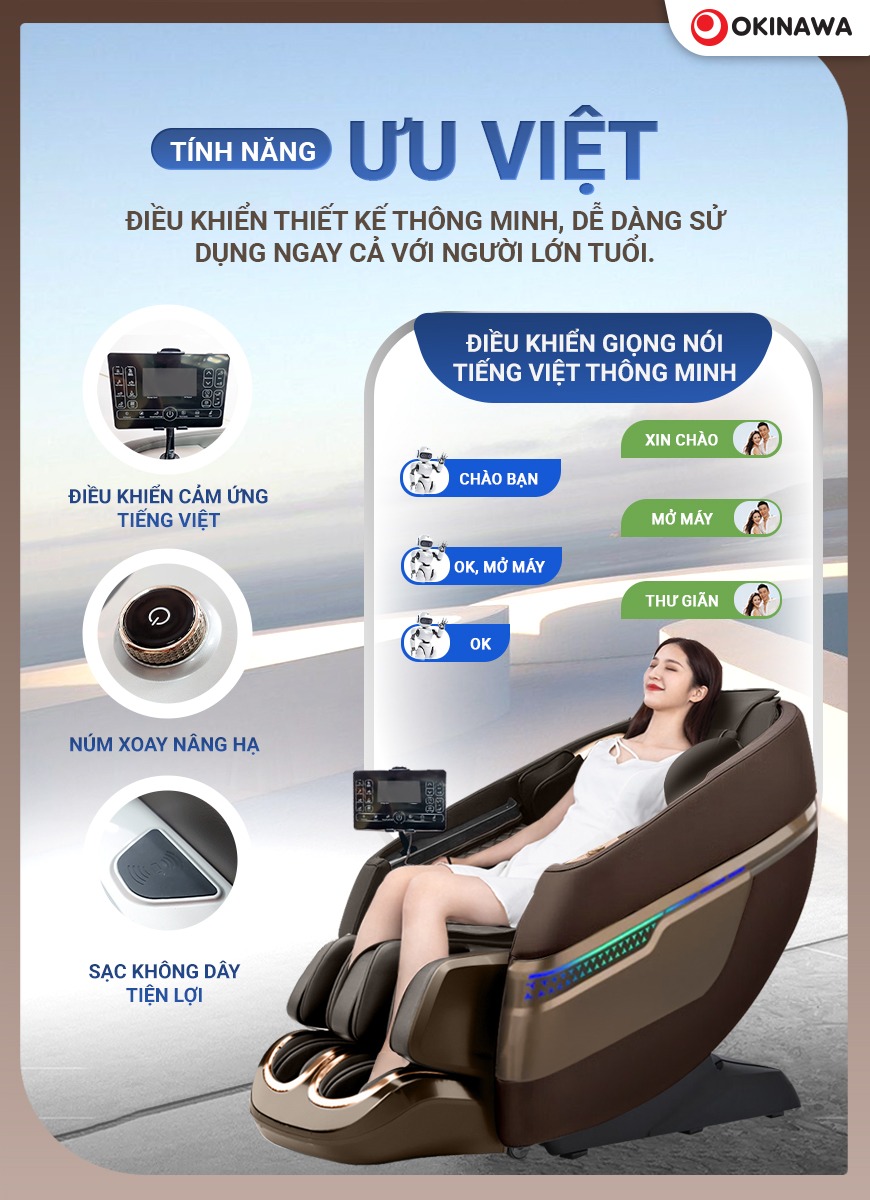 ghế massage Okinawa OS-566 7