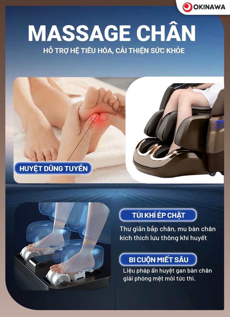 ghế massage Okinawa OS-566 8