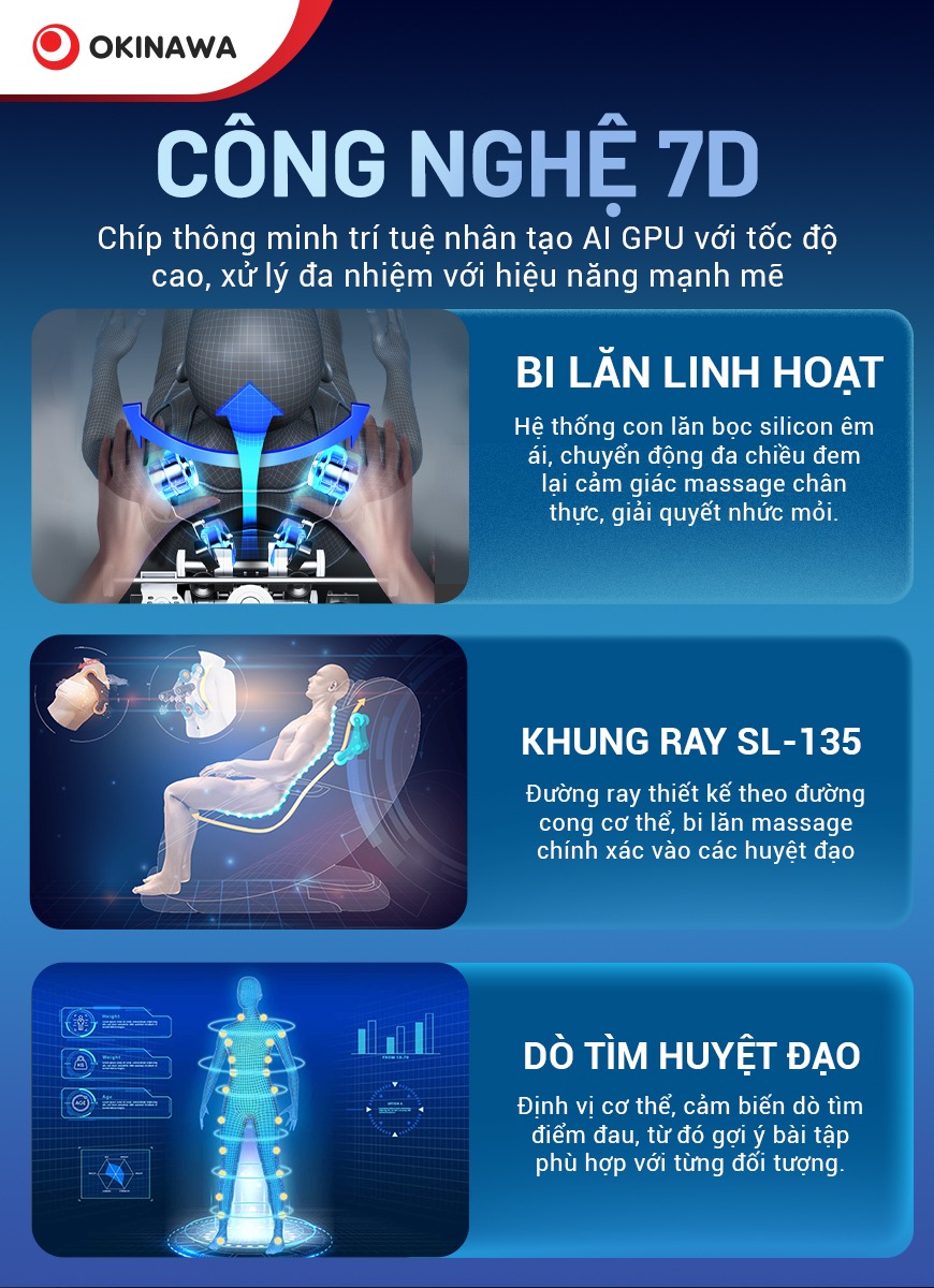 ghế massage Okinawa OS-626 3