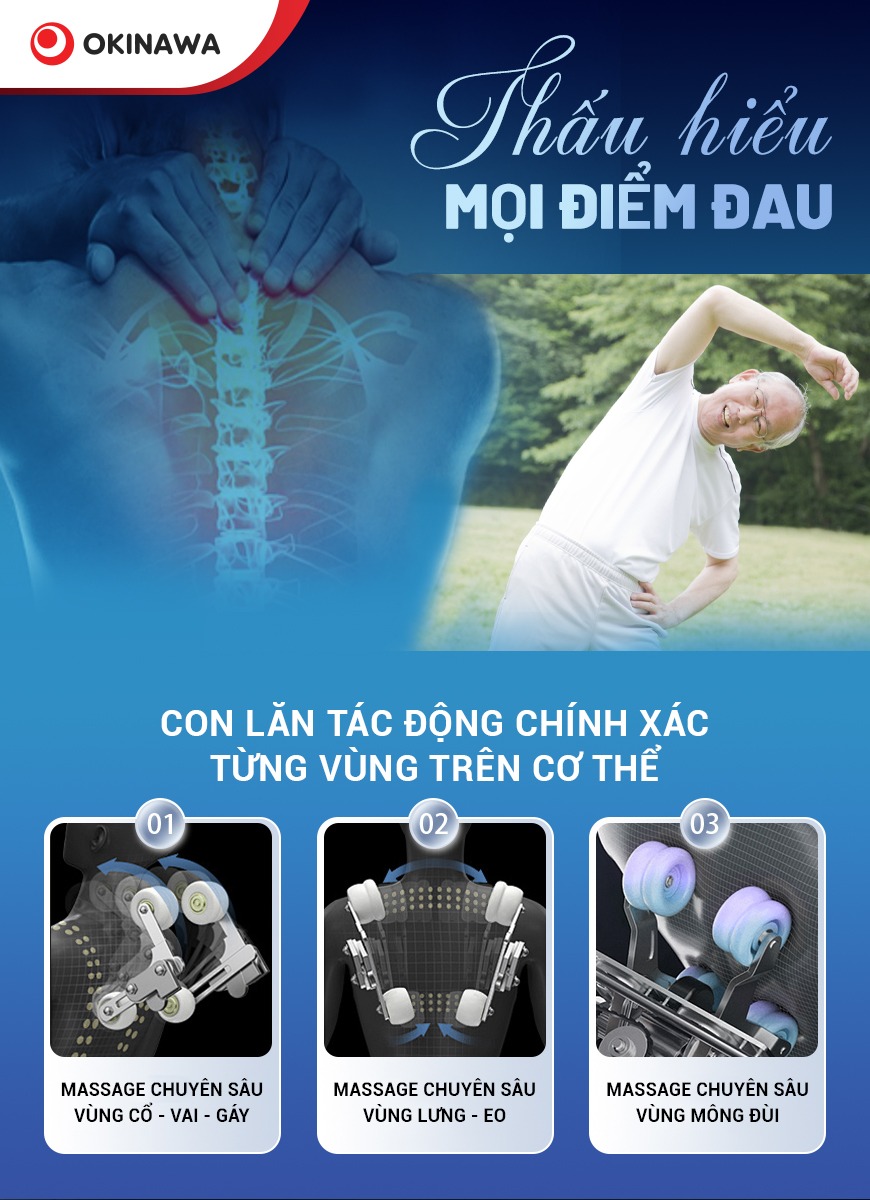ghế massage Okinawa OS-626 4