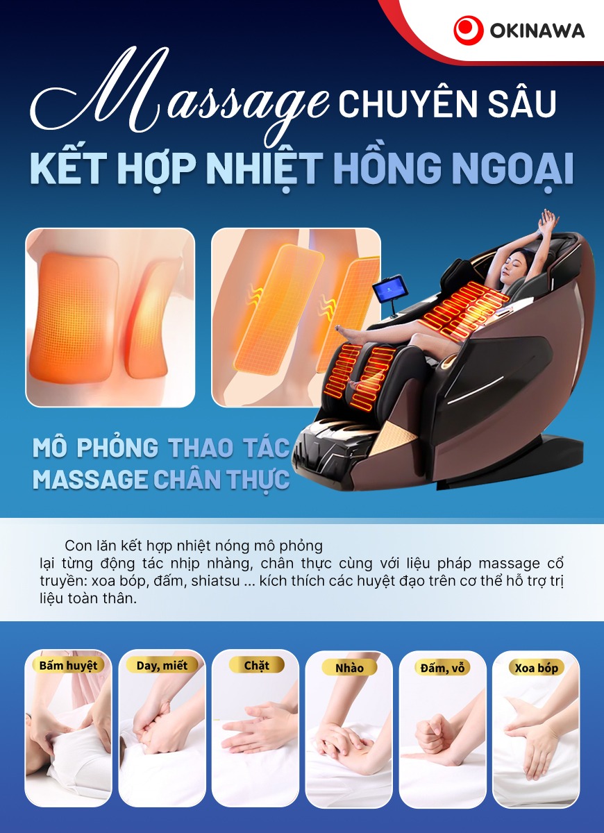 ghế massage Okinawa OS-626 5