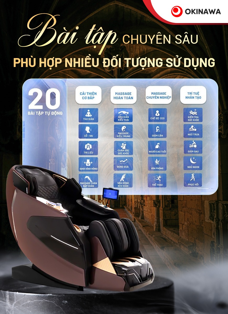ghế massage Okinawa OS-626 6