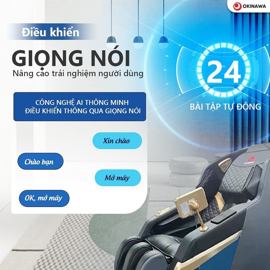 ghế massage Okinawa OS-706 4